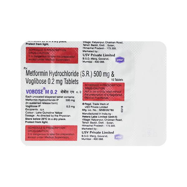 Vobose M 0.2mg Tablet 10'S