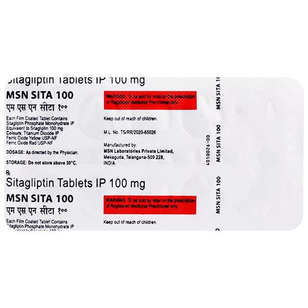 MSN SITA 100 Tablet 10's