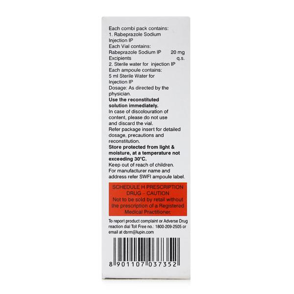 Rablet IV 20mg Injection 1X5ml