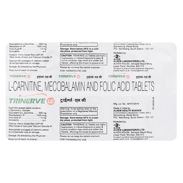 Trinerve LC Tablet 10'S