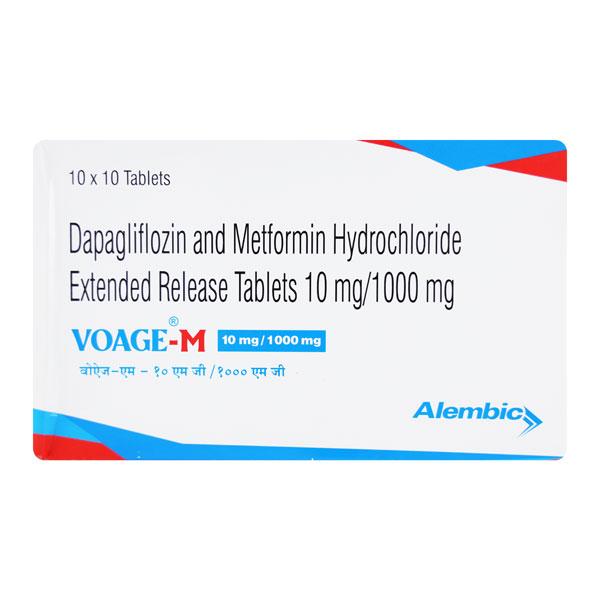 VOAGE M 10/1000 Tablet 10's