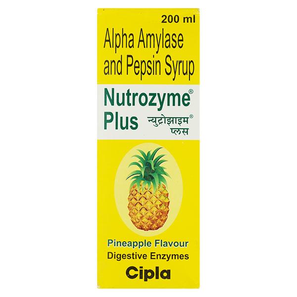 NUTROZYME PLUS PINEAPPLE FLAVOUR Syrup 200ml