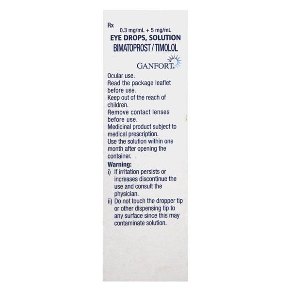 Ganfort Eye Drops 3ml