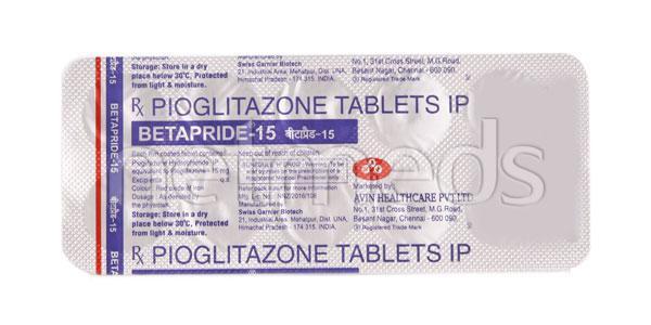 Betapride 15mg Tablet 10'S
