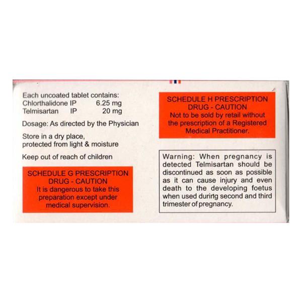 CTD T 6.25/20 Tablet 15's