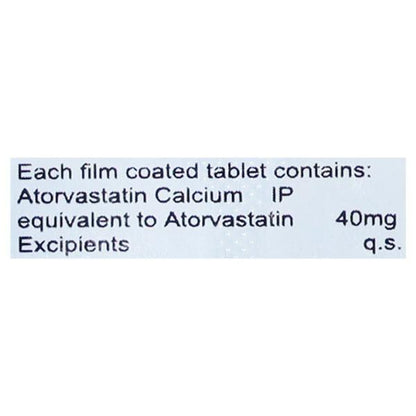 Lipitab 40mg Tablet 10'S