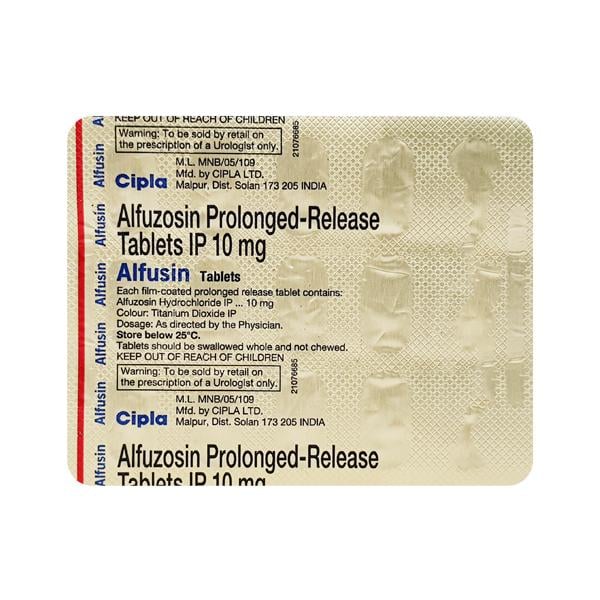 Alfusin 10mg Tablet 15'S