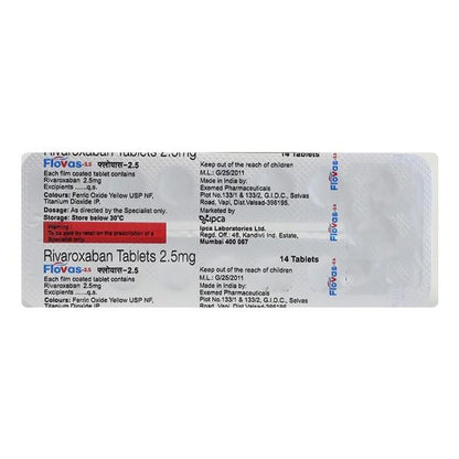 FLOVAS 2.5 Tablet 14's