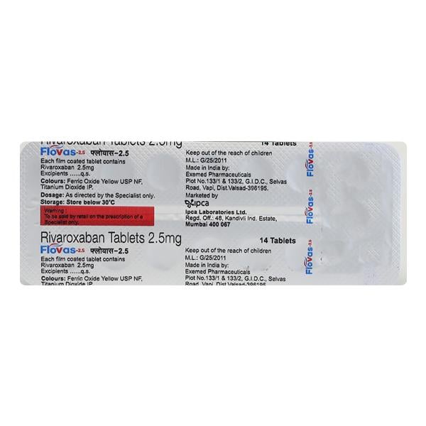 FLOVAS 2.5 Tablet 14's