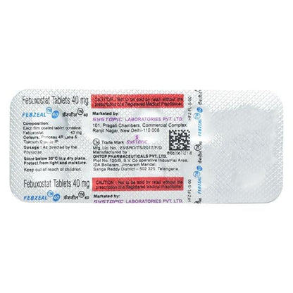 Febzeal 40mg Tablet 10'S