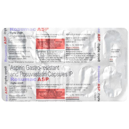 Rosumac Asp 10/75mg Capsule 10'S