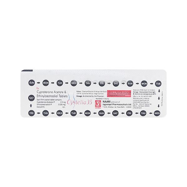CYSTELIA 35 Tablet 21's