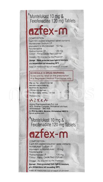 Azfex M Tablet 10'S