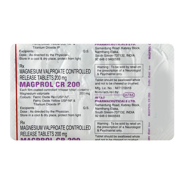 Magprol CR 200mg Tablet 10'S