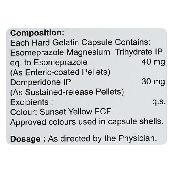 CHEXID D 30/40mg Capsule 10's