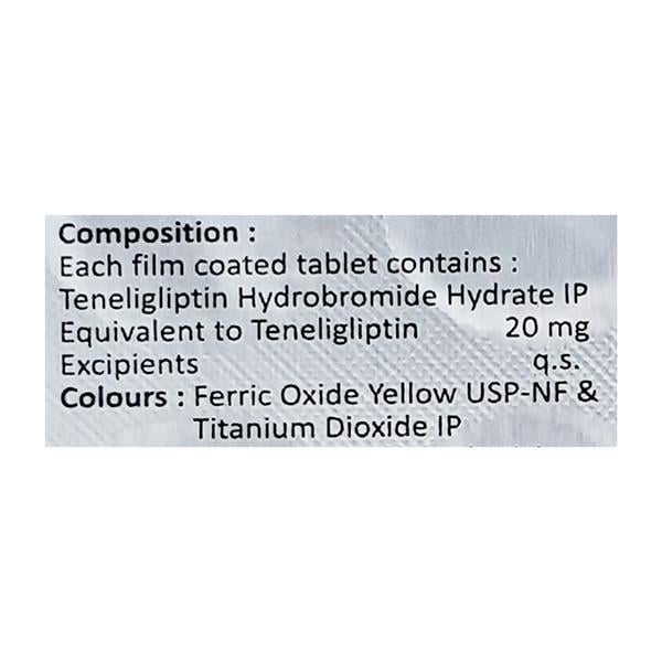 EZYGLIP 20mg Tablet 10's