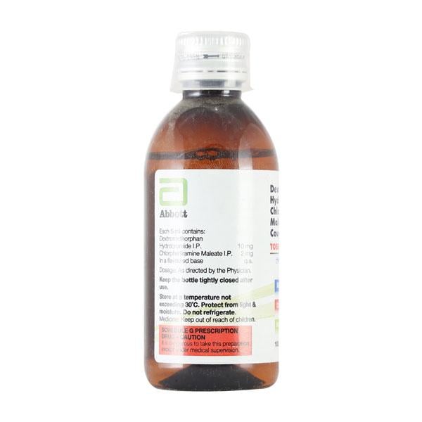 Tossex DMR Sugar Free Colourless Kiwi Flavour Syrup 100ml