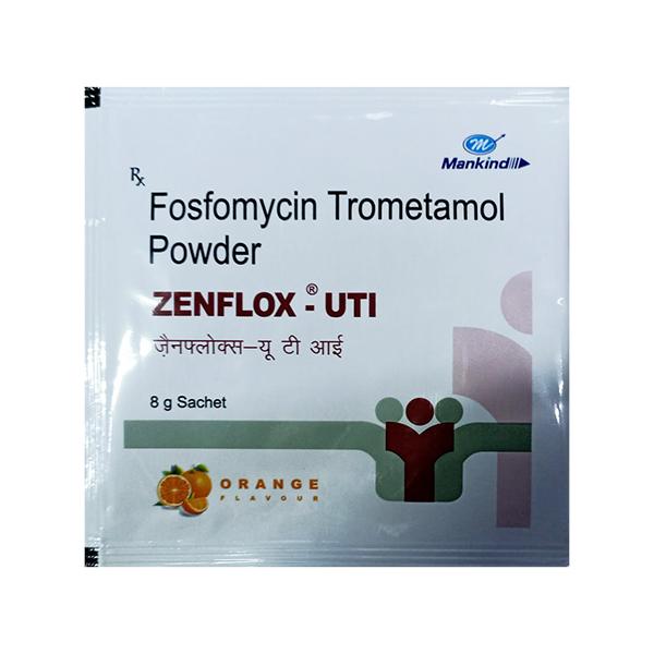 ZENFLOX UTI Orange Flavour Sachet 8g
