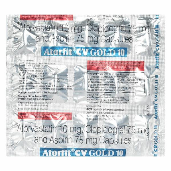 ATORFIT CV GOLD 10 Capsule 15's