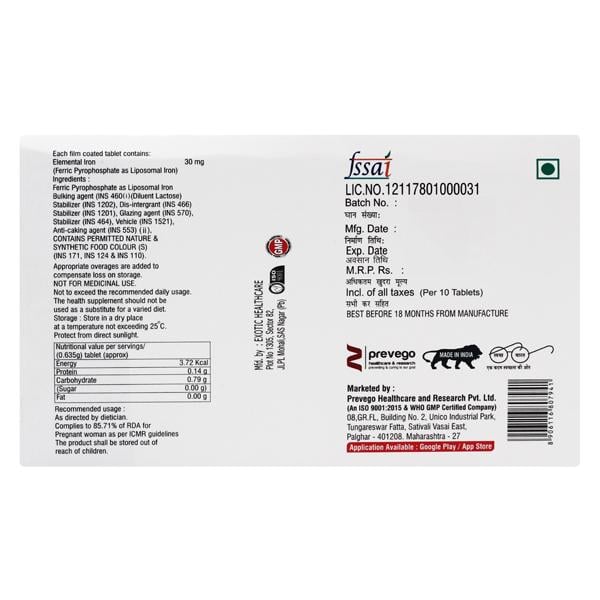 FERISOMAL Tablet 10's