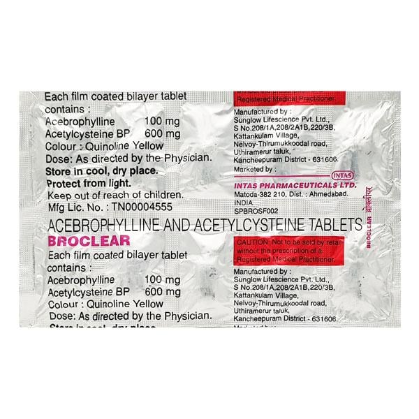 Broclear Tablet 10'S