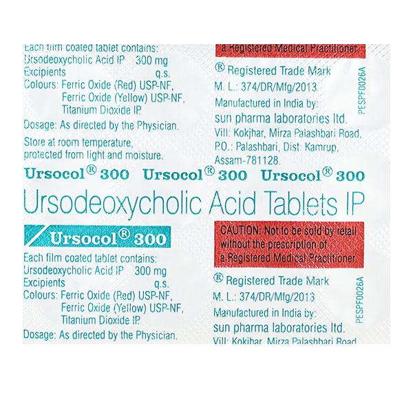 Ursocol 300mg Tablet 15'S