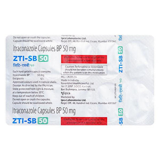 ZTI SB 50 Capsule 10's