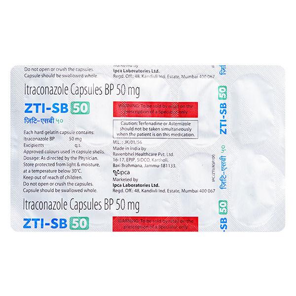 ZTI SB 50 Capsule 10's