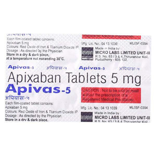 APIVAS 5 Tablet 10's