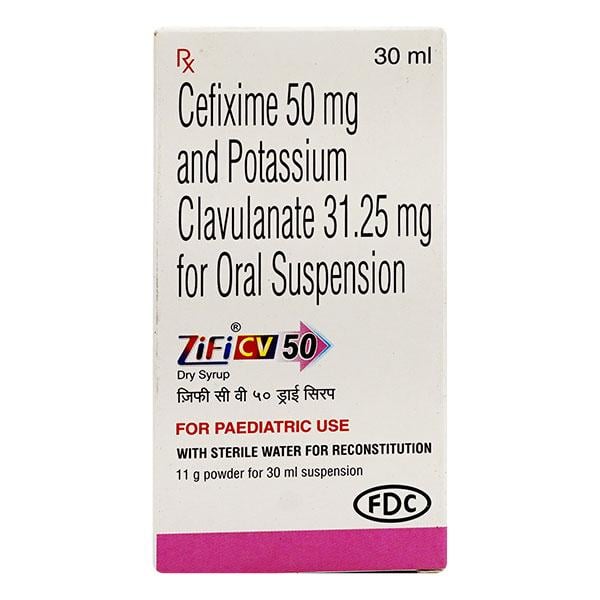 Zifi CV 50mg Dry Syrup 30ml