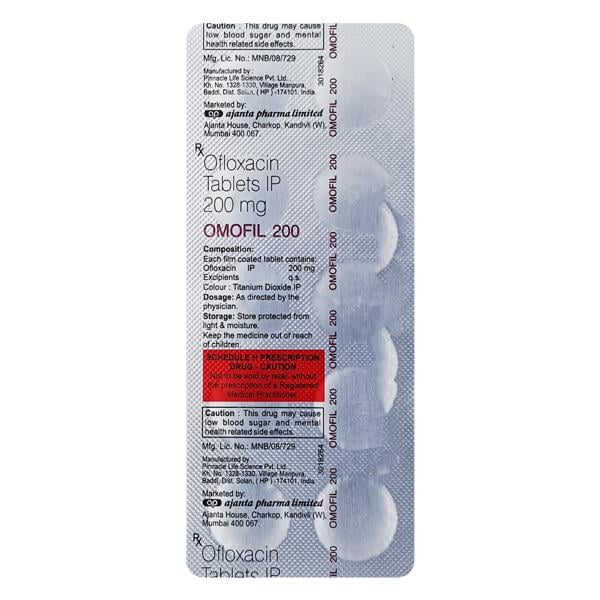 OMOFIL 200 Tablet 10's