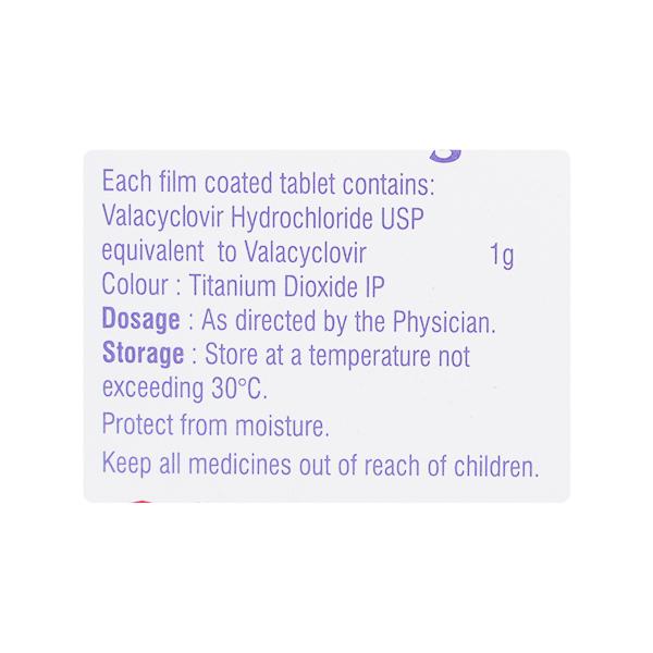Herpival 1000mg Tablet 3'S