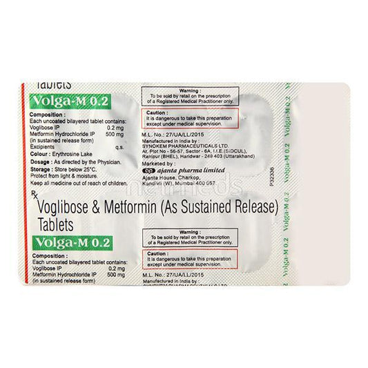 Volga M 0.2mg Tablet 10'S