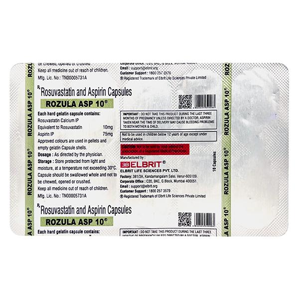 ROZULA ASP 10 Capsule 10's