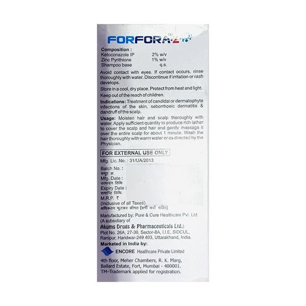 FORFORA Z SHAMPOO WITH Conditioner 75ml