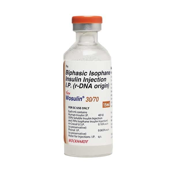 WOSULIN NEW 30/70 40IU Injection 15ml