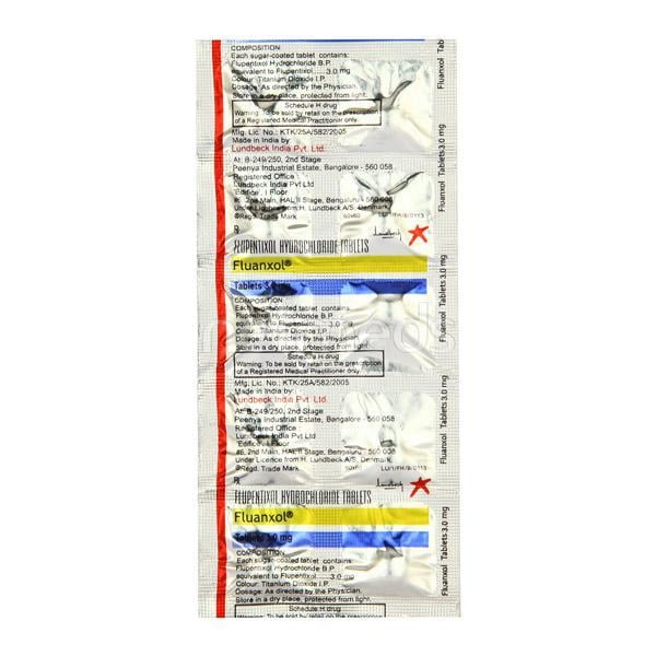 Fluanxol 3mg Tablet 10'S