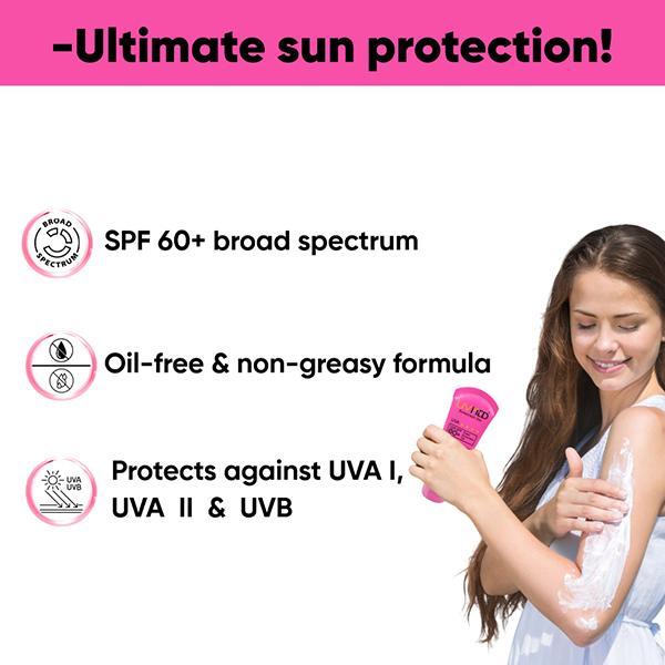 UVMED SPF 60+ UVA/UVB PA++++ TINTED Sunscreen Gel 50g