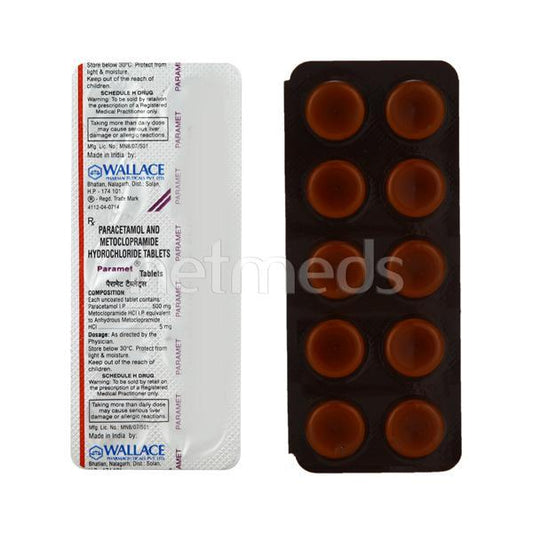 Paramet Tablet 10'S