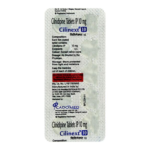 CILINEXT 10mg Tablet 10's