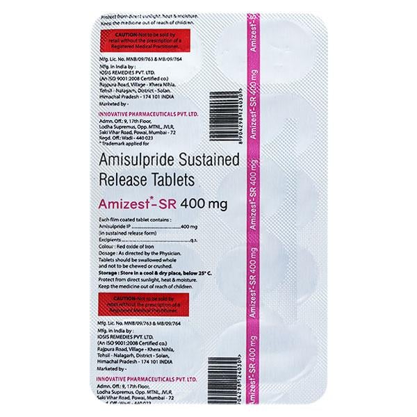 AMIZEST SR 400 Tablet 10's