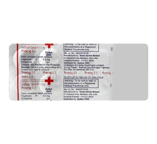 Prevog 0.3mg Tablet 10'S