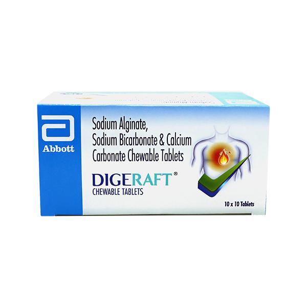 DIGERAFT MINT FLAVOUR Chewable Tablet 10's