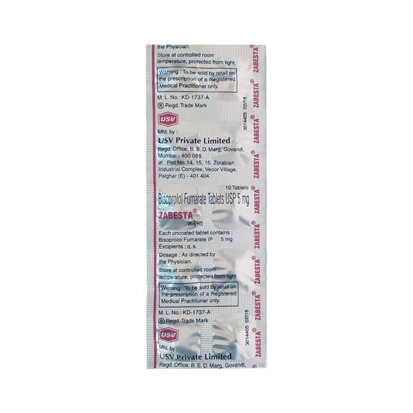 Zabesta 5mg Tablet 10'S