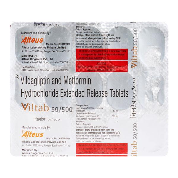 VILTAB 50/500 Tablet 15's
