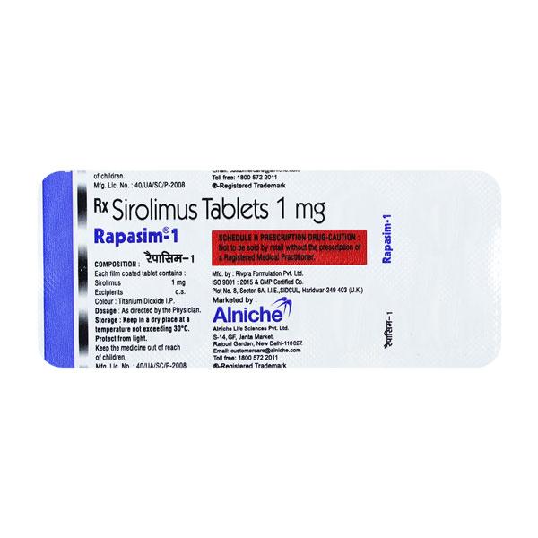 Rapasim 1mg Tablet 10'S