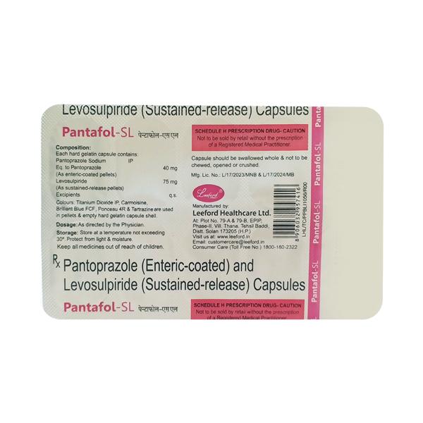 Pantafol SL 75/40mg Capsule 10'S