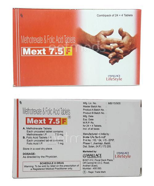 Mext F 7.5mg Tablet 28'S