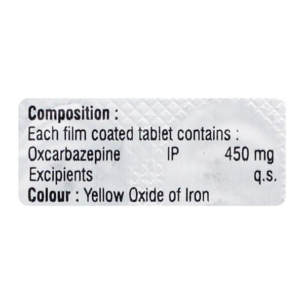 OXCARBAVAC 450 Tablet 10's