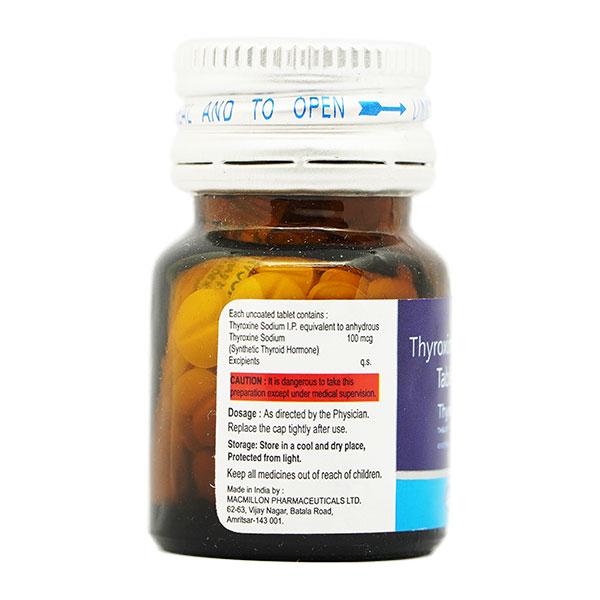 THYROACTIV 100mcg Tablet 100's